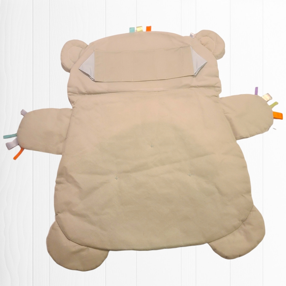 Bright Stars Tummy Time Prop Bear Play Mat 31"x33" - Picture 12 of 16